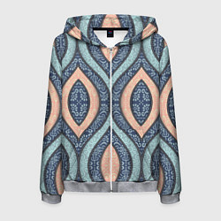 Мужская толстовка на молнии Восточный орнамент