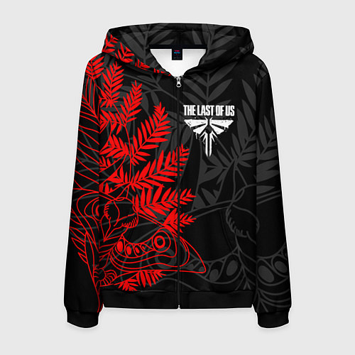 Мужская толстовка на молнии THE LAST OF US 2 / 3D-Черный – фото 1