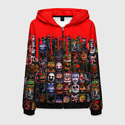 Мужская толстовка на молнии Five Nights At Freddys