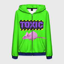 Мужская толстовка на молнии Toxic