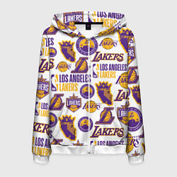 Мужская толстовка на молнии LAKERS LOGO