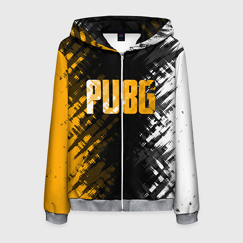 Мужская толстовка на молнии PUBG / 3D-Меланж – фото 1