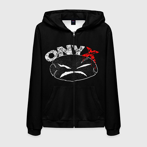 Мужская толстовка на молнии Onyx / 3D-Черный – фото 1