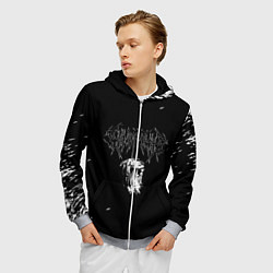 Толстовка 3D на молнии мужская GHOSTEMANE, цвет: 3D-меланж — фото 2