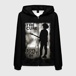 Толстовка 3D на молнии мужская THE CURE, цвет: 3D-черный