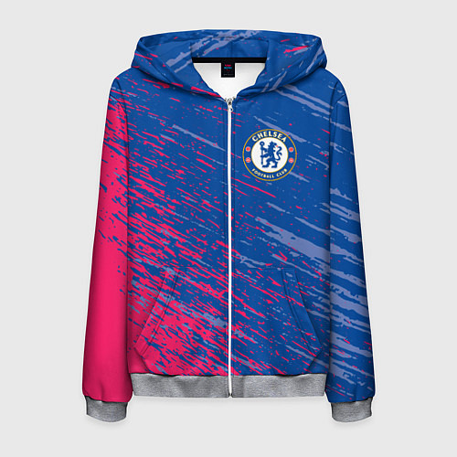 Мужская толстовка на молнии CHELSEA / 3D-Меланж – фото 1