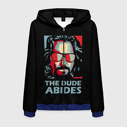 Мужская толстовка на молнии The Dude Abides Лебовски