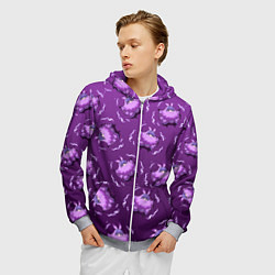 Толстовка 3D на молнии мужская БААЛ BAAL ГЕНШИН, цвет: 3D-меланж — фото 2