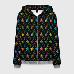 Мужская толстовка на молнии Парад звезд