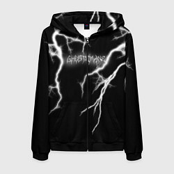 Мужская толстовка на молнии GHOSTEMANE Lightning Гостмейн Молния Надпись