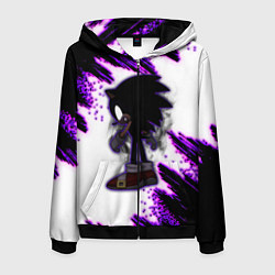 Толстовка 3D на молнии мужская SONIC DARK СОНИК, цвет: 3D-черный