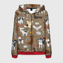 Мужская толстовка на молнии У меня есть собака