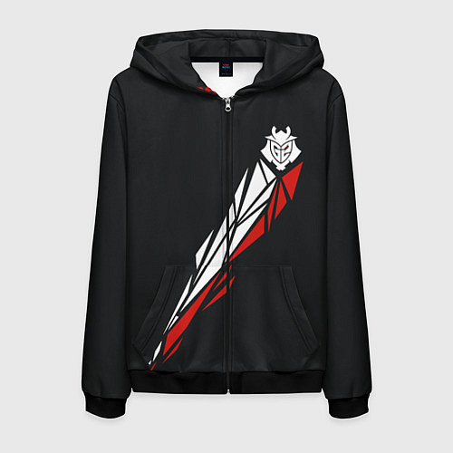 Мужская толстовка на молнии G2 Jersey Pro 202223 / 3D-Черный – фото 1