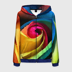 Мужская толстовка на молнии Роза fashion 2022