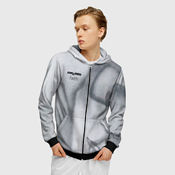 Толстовка 3D на молнии мужская Faith - The Cure, цвет: 3D-черный — фото 2