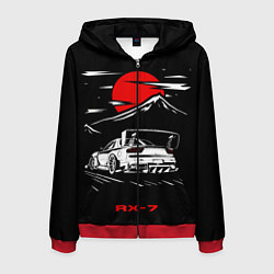Мужская толстовка на молнии Мазда RX - 7 JDM Style
