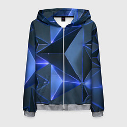 Мужская толстовка на молнии Triangle neon