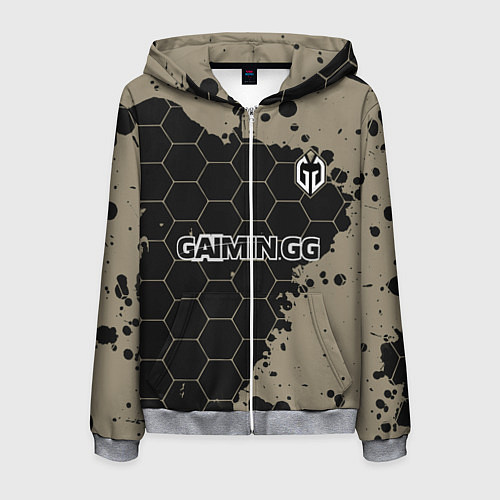 Мужская толстовка на молнии Gaimin Gladiators форма / 3D-Меланж – фото 1