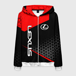 Мужская толстовка на молнии Lexus - red sportwear