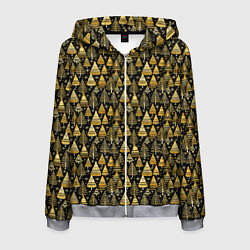 Мужская толстовка на молнии Золотой ельник