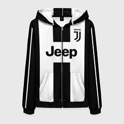 Толстовка 3D на молнии мужская Juventus collection, цвет: 3D-черный