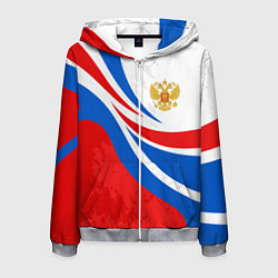 Мужская толстовка на молнии Россия - спортивная униформа