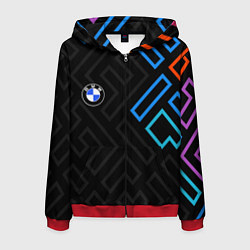 Мужская толстовка на молнии BMW brand color carbon