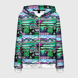 Мужская толстовка на молнии Abstract color pattern