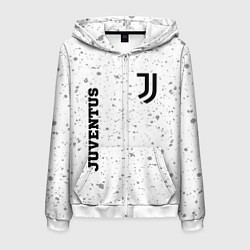 Мужская толстовка на молнии Juventus sport на светлом фоне вертикально