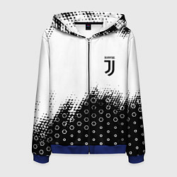 Толстовка 3D на молнии мужская Juventus sport steel, цвет: 3D-синий