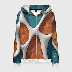 Мужская толстовка на молнии Вдохновлено Антонио Гауди