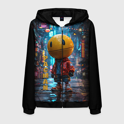 Мужская толстовка на молнии Urban Pac 8bit / 3D-Черный – фото 1