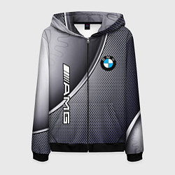 Мужская толстовка на молнии BMW metalic auto metal