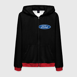 Мужская толстовка на молнии FORD logo auto