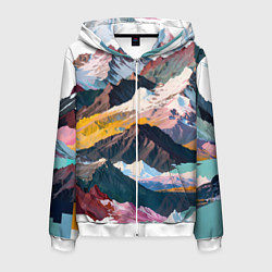 Мужская толстовка на молнии Искусство гор