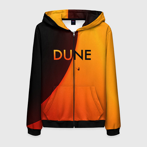 Мужская толстовка на молнии Dune Arrakis / 3D-Черный – фото 1