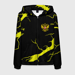 Мужская толстовка на молнии Россия шторм герб