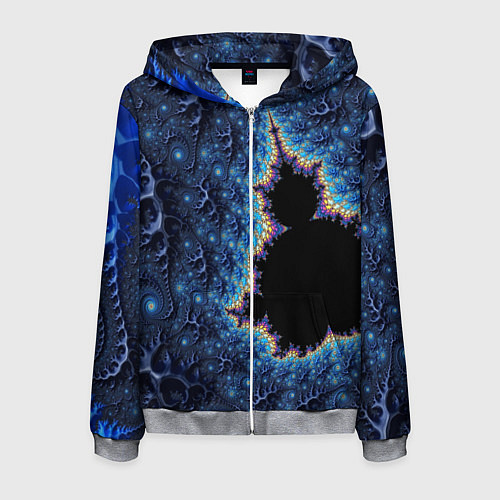 Мужская толстовка на молнии Психоделика абстракця / 3D-Меланж – фото 1