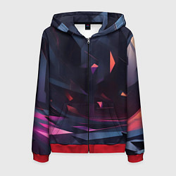 Мужская толстовка на молнии Абстрактный вихрь