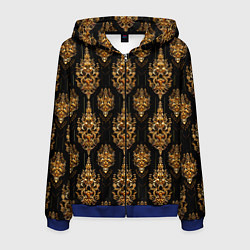 Мужская толстовка на молнии Тайский золотой орнамент