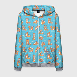 Мужская толстовка на молнии Live love yoga