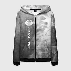 Мужская толстовка на молнии Daewoo - grey gradient по-вертикали