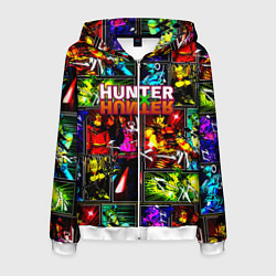 Мужская толстовка на молнии Hunter x hunter neon anime