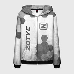 Мужская толстовка на молнии Zotye - white gradient вертикально