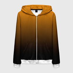 Мужская толстовка на молнии Orange gradient