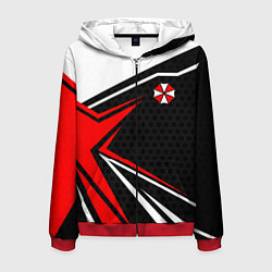 Мужская толстовка на молнии Umbrella - red uniform