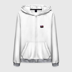 Толстовка 3D на молнии мужская Mercedes amg, цвет: 3D-меланж