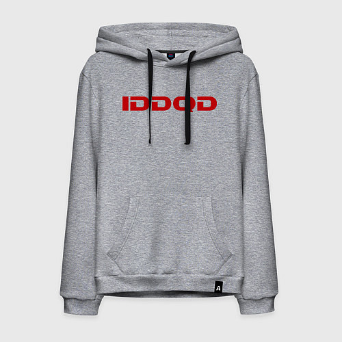 Мужская толстовка-худи IDDQD Doom / Меланж – фото 1