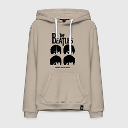 Толстовка-худи хлопковая мужская A Hard Days Night, цвет: миндальный
