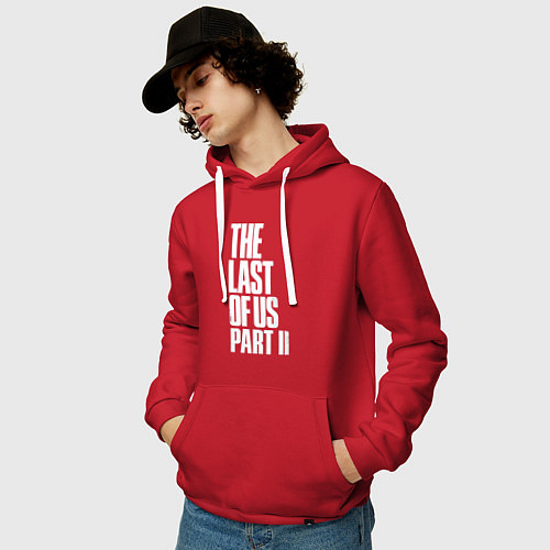 Мужская толстовка-худи The Last of Us: Part II / Красный – фото 3